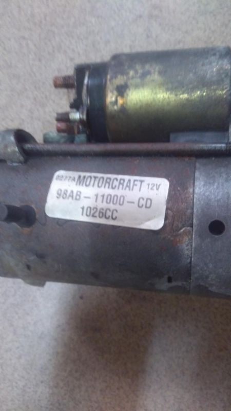 Стартер Форд Фокус 1, 98AB-11000-CD, Ford Focus 1 Дв. 1.6 Бензин