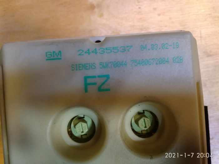 Информационный дисплей Opel Zafira А, 24435537, 5WK70044