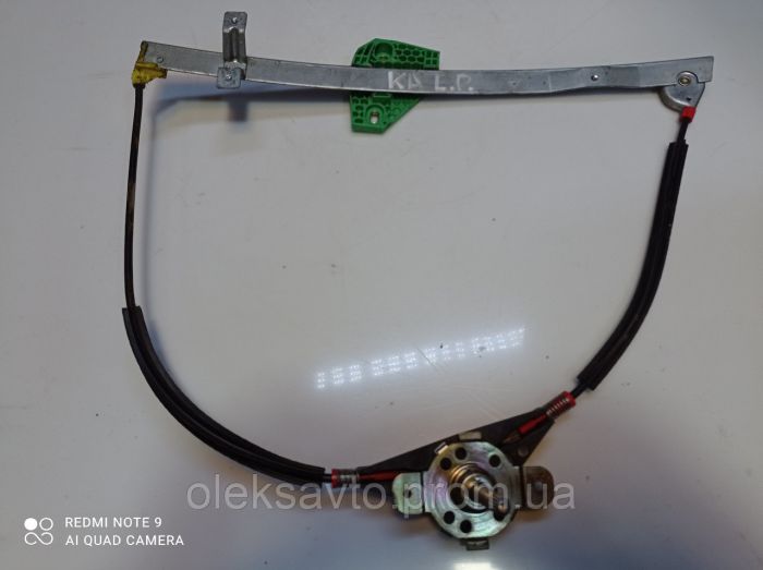 Стеклоподъёмник механический передний левый Ford Ka, 97KGB23201 AGK3D6A, Форд Ка 1996-2008 г.в.