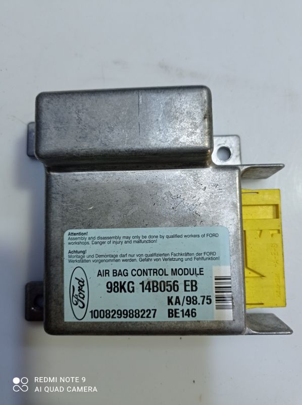 Блок управления airbag подушки безопасности Ford Ka 98KG14B056EB, Форд Ка