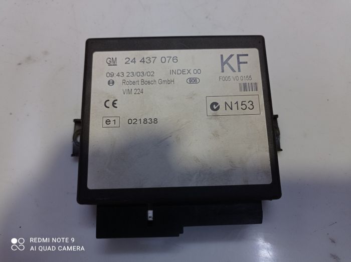 Блок комфорта Opel Zafira A, Opel Astra G, 24437076, Опель Зафира А.
