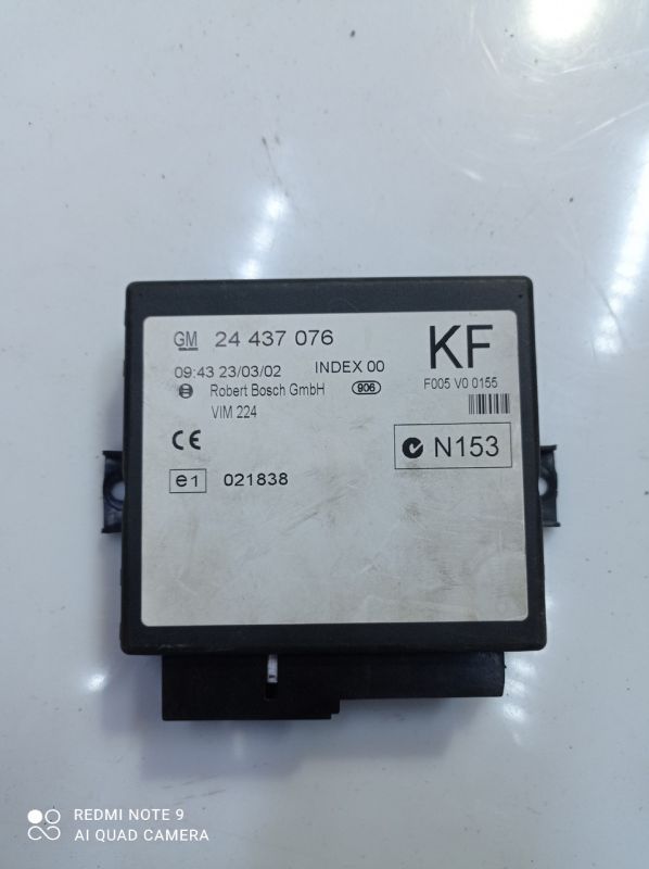 Блок комфорта Opel Zafira A, Opel Astra G, 24437076, Опель Зафира А.