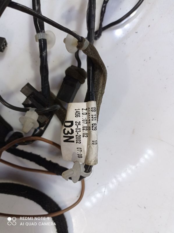 Проводка задней ляды крышки багажника Опель Зафира А, Opel Zafira А, 09131629
