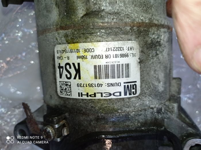 Компрессор кондиционера Opel Zafira А 1.6 бензин, Опель Зафира А, 401351739 ks4