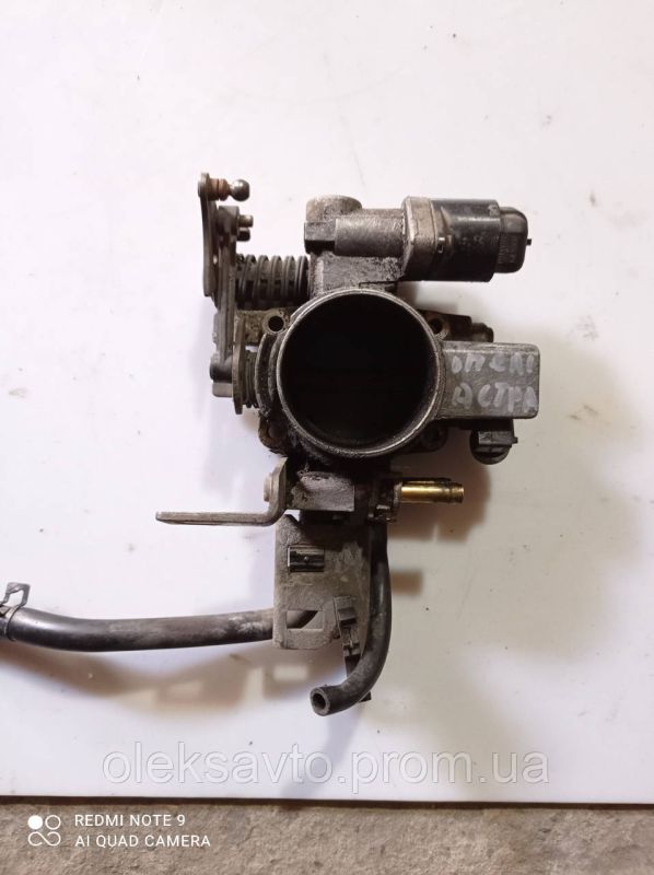 Дроссельная заслонка 90529710, 1.4i 16V, 1.6 16V, Opel Astra G 1998-2005 г.в.
