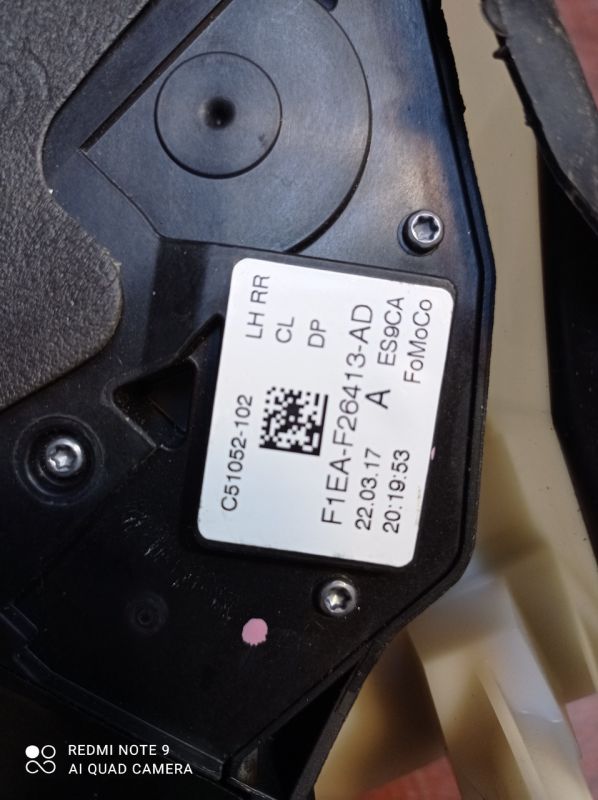 Замок двери задней левой Ford Focus 3 (Американец) Форд Фокус 3 (11-18 г.в.) F1EA-F26413-AD