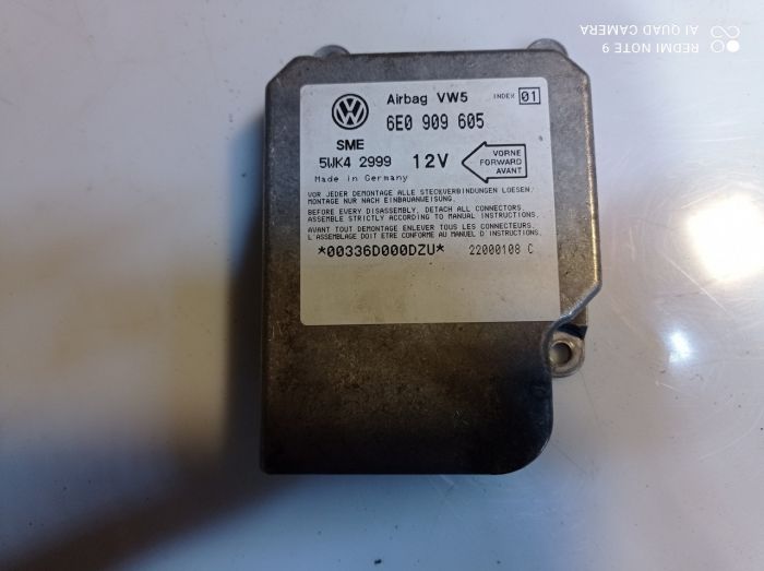 Сенсор модуль airbag VW Volkswagen Lupo 3l 1.2 tdi, Фольксваген Лупо, 6e0909605