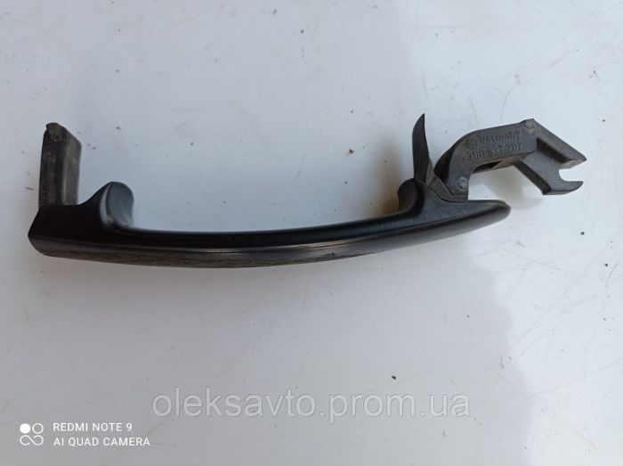 Ручка двери наружная задняя левая Volkswagen Bora, Фольксваген Бора, 1998 - 2005г.в, 1.6л. бензин, 3b0837207