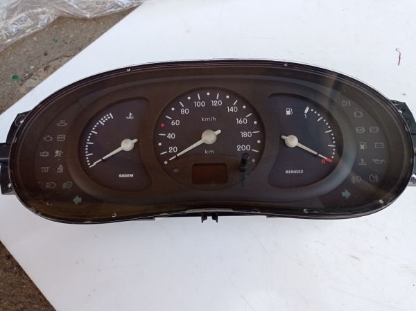 Панель приборов, щиток приборов Рено Клио 2, Renault Clio 2, 7700410431 G
