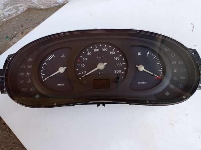 Панель приборов, щиток приборов Рено Клио 2, Renault Clio 2, 7700410431 G