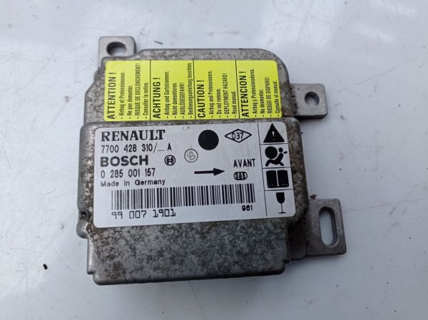 Блок управления AirBag Renault Clio 2, Рено Клио 2, 7700428310, 0285001157