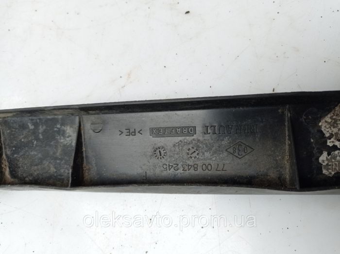 Дифузор радіатора охолодження Renault Clio 2, 1.9 дизель, Рено Кліо, 7700843245