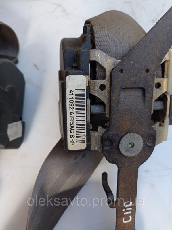 Ремені безпеки Renault Clio 2, Рено Кліо 2, 1043594d, 1243594d