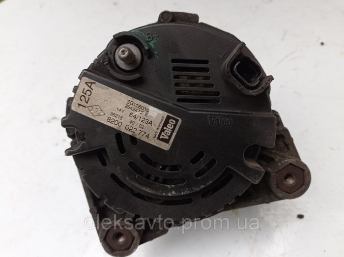 Генератор 123А Renault Clio 2, Рено Кліо 2, 8200022774