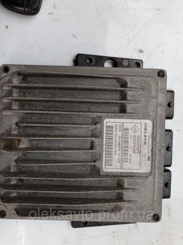 ЕБУ, електронний блок управління (ключ + імобілайзер) Renault Clio 2, Рено Кліо 2, 8200331477