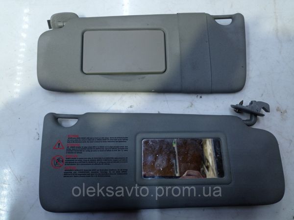 Козырек солнцезащитный левый, правый Renault Clio 2, Рено Клио 2, 7700849117, 7700849118
