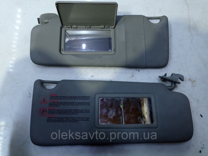 Козырек солнцезащитный левый, правый Renault Clio 2, Рено Клио 2, 7700849117, 7700849118