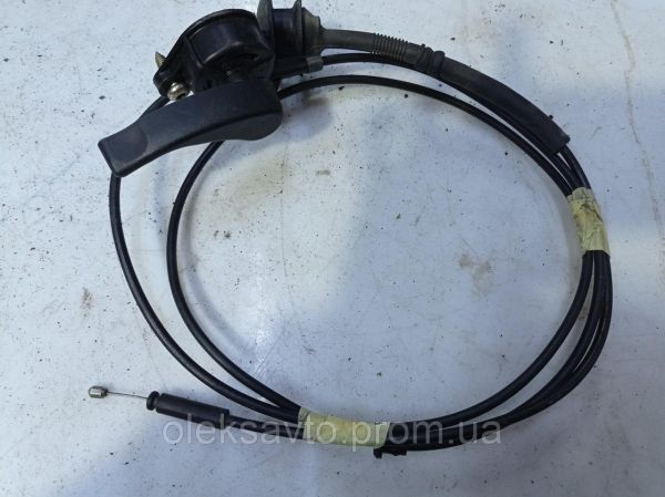 Трос замка капота с ручкой Renault Clio 2, Рено Клио 2, 7700413809