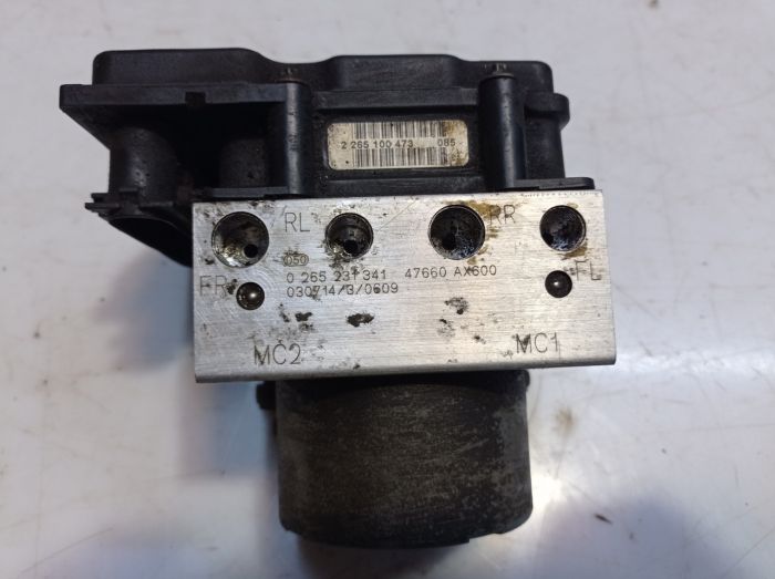 Блок ABS Nissan Micra K12, Нисан Микра К12, 47660AX600, 0265231341, 0265800320