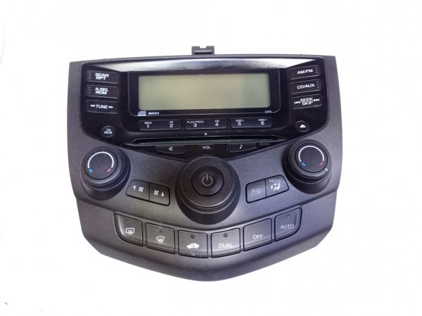 Панель управления магнитолой и кламатконтролем Honda Accord 7, 39050-SEF-E530-M1