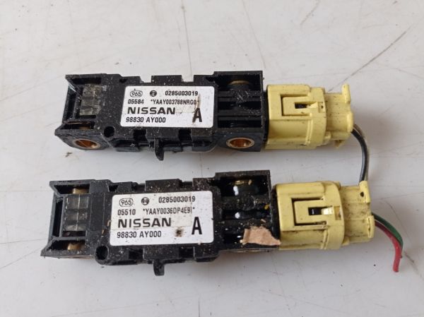 Датчик удара air bag для Nissan Micra K12, Almera, Navara, Note, Primera, Нисан Микра К12, 98830AY000