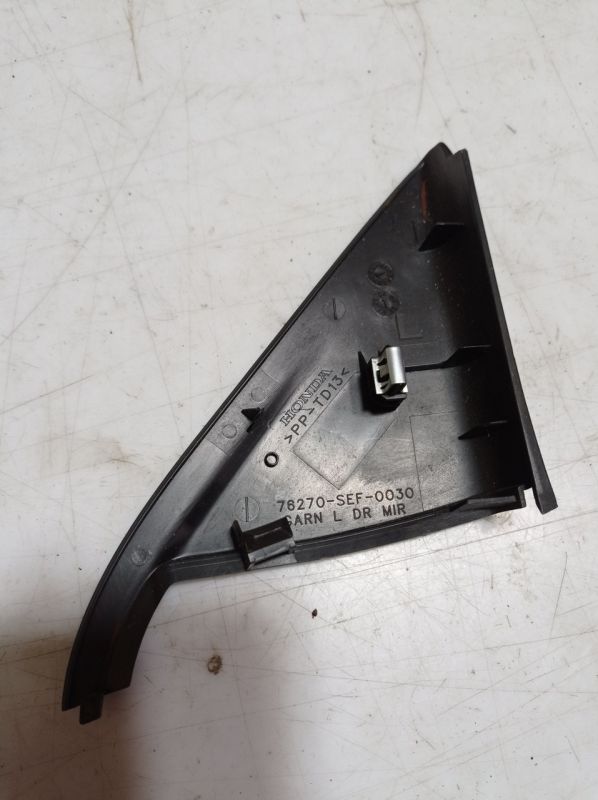 Накладка зеркала передняя левая Honda Accord 7, Хонда Аккорд, 76270-sef-0030