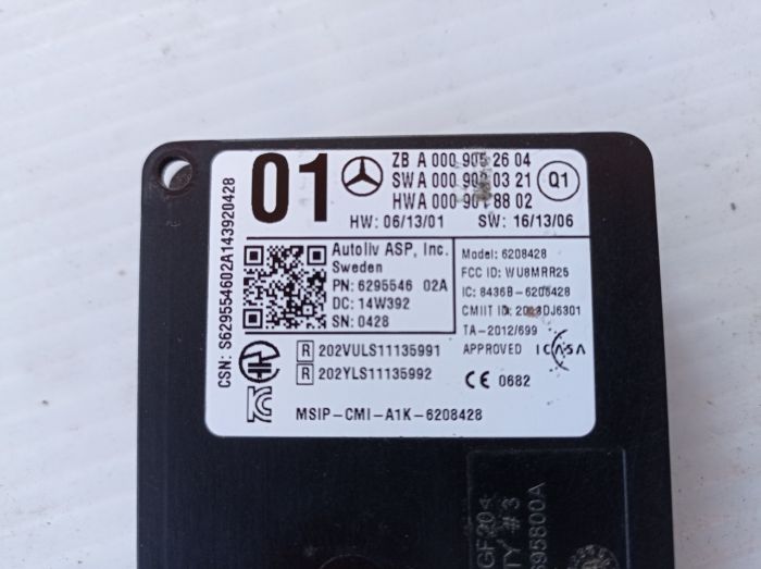 Радарный датчик Mercedes-Benz CLA 250, A0009052604
