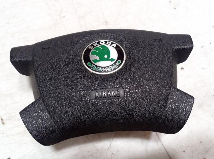 Подушка безопасности Airbag в руль Skoda Fabia, 1999 - 2007 г.в., Шкода Фабия, 122421200