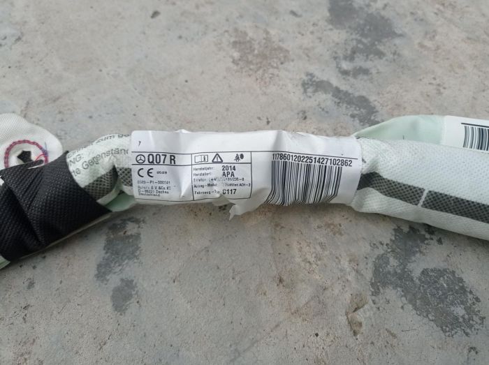 Подушка безопасности Airbag шторка левая Mercedes-Benz CLA 250, 622671501c