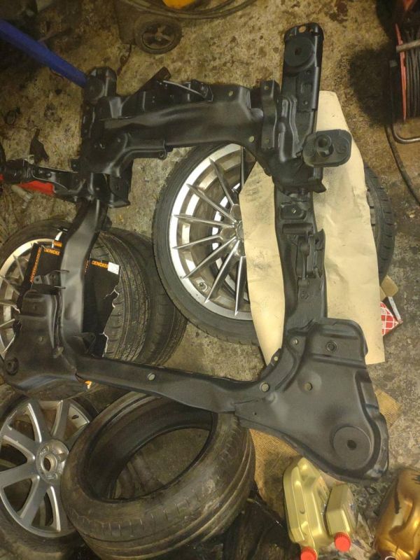 Подрамник передний балка передняя Honda Accord 7 универсал 2.2 дизель (правый руль), Хонда Аккорд 7