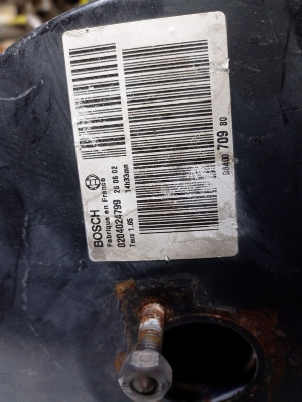 Вакуумный усилитель тормозов Citroen C5 2.0 16V 2001 - 2004 г.в., универсал, 0204024799