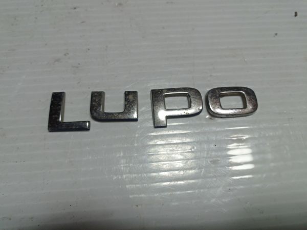 Эмблема надпись крышки багажника VW Volkswagen Lupo 3l, 1.2 tdi