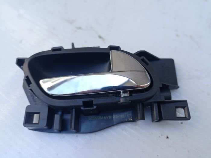 Ручка двери внутренняя передняя правая хром Citroen C4 Picasso 2007 - 2014 г.в, 96555516VD
