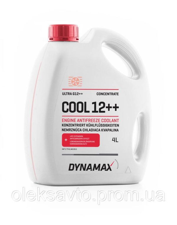 Антифриз G12++ Dynamax Cool Ultra концентрат 4 литра