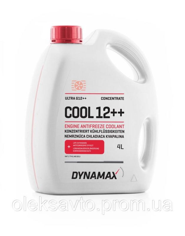 Антифриз G12++ Dynamax Cool Ultra концентрат 4 литра