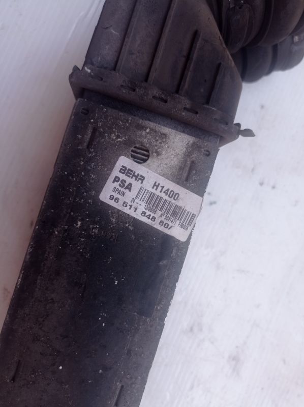 Радиатор интеркулера Citroen C3 1.6 HDI, 9651184880