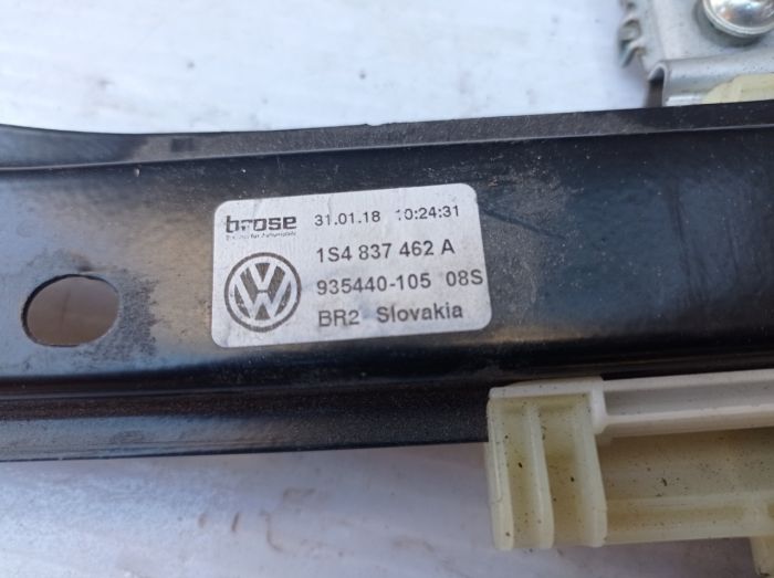 Механизм стеклоподъемника Seat Mii, Skoda Citigo, Volkswagen Up, правый передний, 1S4837462A