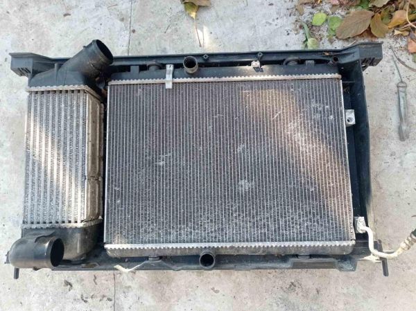 Радиатор охлаждения, кондиционера, интеркулера Citroen C4 Picasso 2007-2014 2.0 Hdi, 9656897180, 9680533480